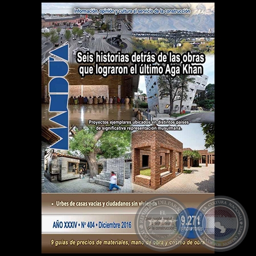 MANDU'A Revista de la Construcción - Nº 404 - Diciembre 2016